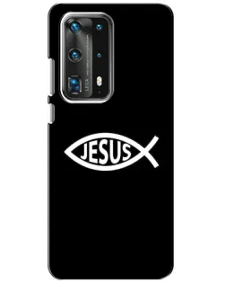 Чехол для Huawei P40 с картинкой «Классический Jesus»
