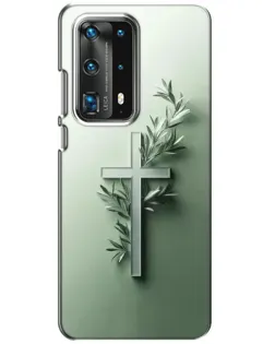 Чехол для Huawei P40 с картинкой «Оливковая ветвь»