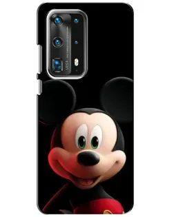Чехол для Huawei P40 с картинкой «Улыбающийся Микки Маус»