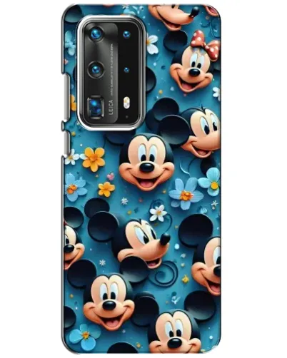 Чехол для Huawei P40 с картинкой «Паттерн Микки и Минни»