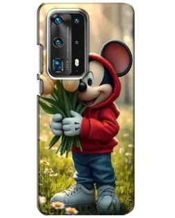 Чехол для Huawei P40 с картинкой «Микки с тюльпанами» Чехол для Huawei P40 с картинкой «Микки с тюльпанами»