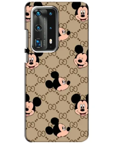 Чехол для Huawei P40 с картинкой «Брендовый паттерн Микки»