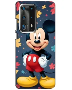 Чехол для Huawei P40 с картинкой «Осенний Mickey Mouse»