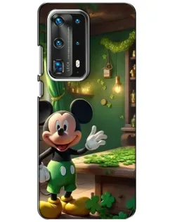 Чехол для Huawei P40 с картинкой «Микки в мастерской»
