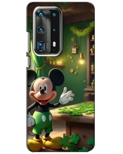Чехол для Huawei P40 с картинкой «Микки в мастерской»