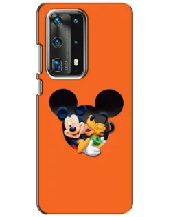 Чехол для Huawei P40 с картинкой «Сердце Микки Минни»