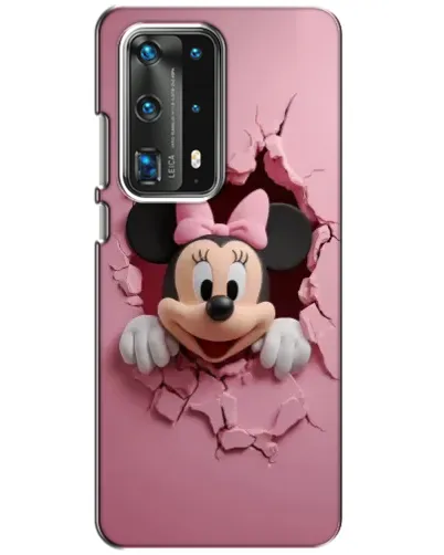 Чехол для Huawei P40 с картинкой «Минни сквозь стену»