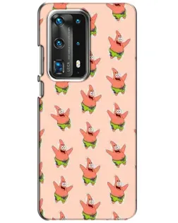 Чехол для Huawei P40 с картинкой «Патрик Стар паттерн»