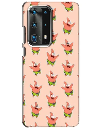 Чехол для Huawei P40 с картинкой «Патрик Стар паттерн»