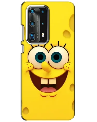 Чехол для Huawei P40 с картинкой «Губка Боб улыбка»