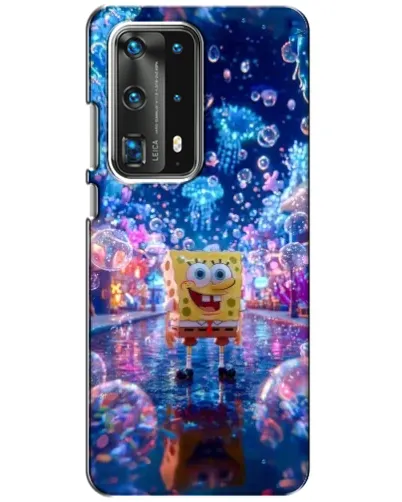 Чехол для Huawei P40 с картинкой «Неоновый океан»