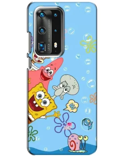 Чехол для Huawei P40 с картинкой «Веселые пузырьки»