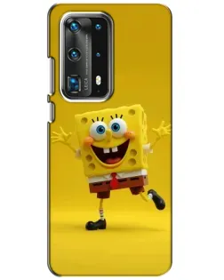 Чехол для Huawei P40 с картинкой «Позитивный Губка Боб»