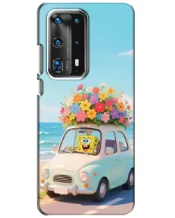 Чехол для Huawei P40 с картинкой «Автомобильное путешествие»