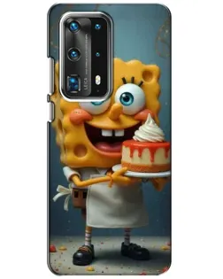 Чехол для Huawei P40 с картинкой «Повар Спанч Боб»