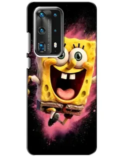 Чехол для Huawei P40 с картинкой «Взрывной Спанч Боб»