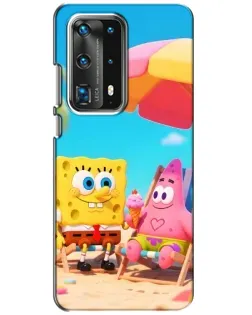 Чехол для Huawei P40 с картинкой «Отдых на пляже»