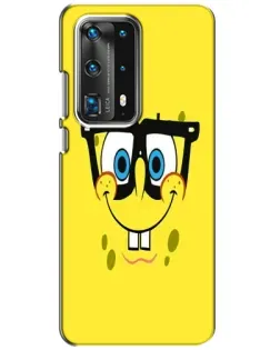Чехол для Huawei P40 с картинкой «Минималистичный Спанч Боб»