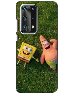 Чехол для Huawei P40 с картинкой «Друзья на лужайке»