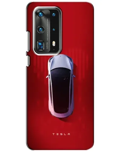 Чехол для Huawei P40 с картинкой «Tesla Top View»