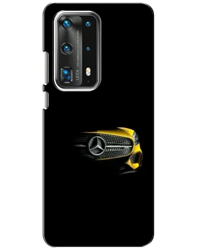 Чехол для Huawei P40 с картинкой «Mercedes — ретро стиль»