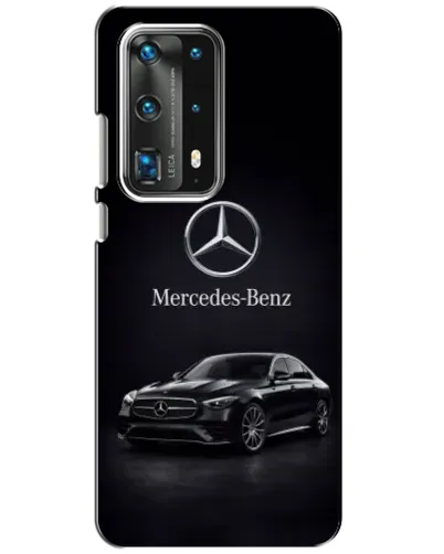 Чехол для Huawei P40 с картинкой «Mercedes — решетка радиатора»