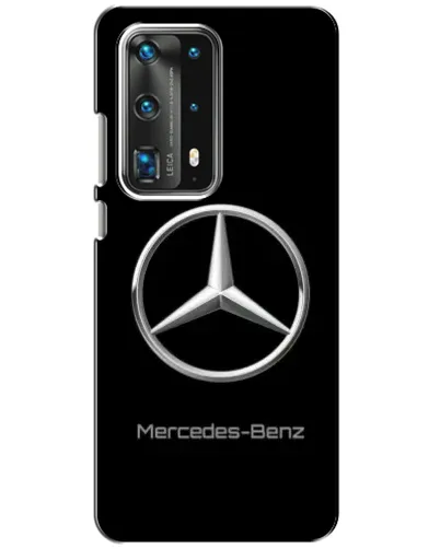 Чехол для Huawei P40 с картинкой «Mercedes Silver Logo»