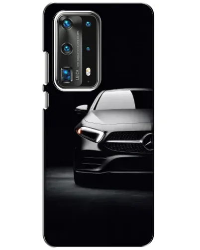 Чехол для Huawei P40 с картинкой «Свет фар Mercedes»