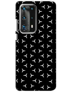 Чехол для Huawei P40 с картинкой «Mercedes паттерн звезд»