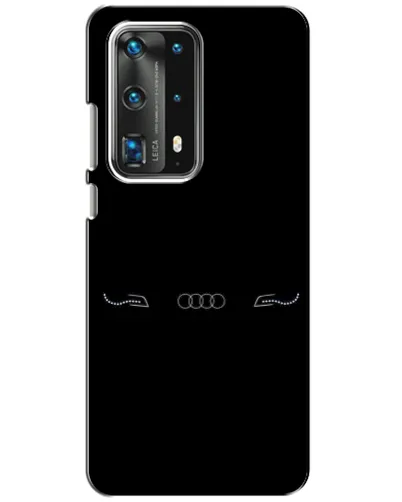 Чехол для Huawei P40 с картинкой «Audi — световой подпись»