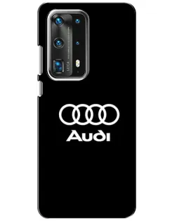 Чехол для Huawei P40 с картинкой «Классическое лого Audi»