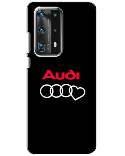 Чехол для Huawei P40 с картинкой «Логотип Audi Heart»