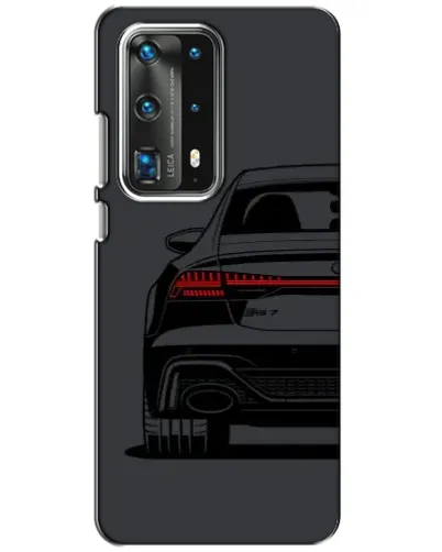 Чехол для Huawei P40 с картинкой «Задняя часть Audi — арт»