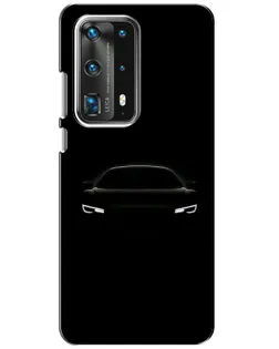 Чехол для Huawei P40 с картинкой «Взгляд Audi в темноте»