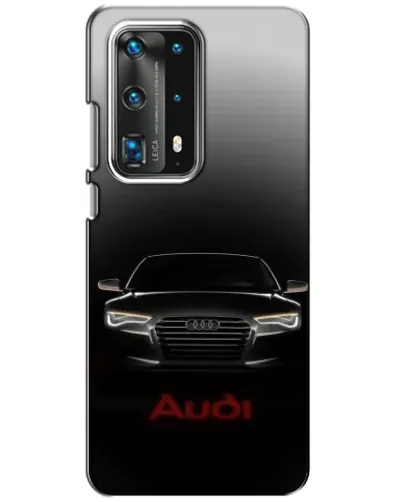 Чехол для Huawei P40 с картинкой «Audi — градиентный контур»