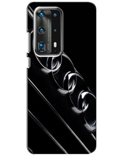 Чехол для Huawei P40 с картинкой «Audi — абстрактные кольца»