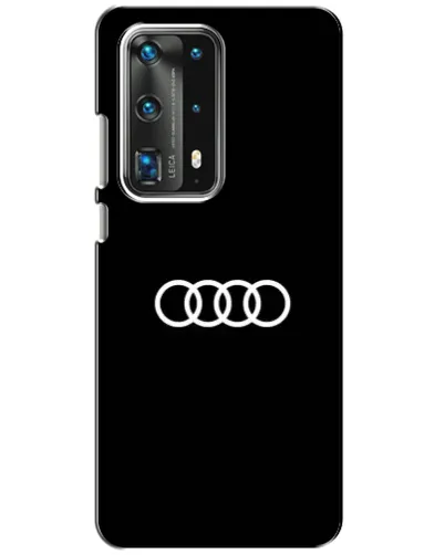Чехол для Huawei P40 с картинкой «Audi White Logo»