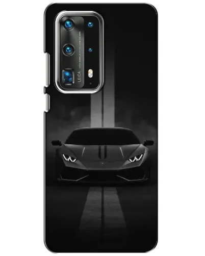 Чехол для Huawei P40 с картинкой «Lamborghini симметрия дорог»