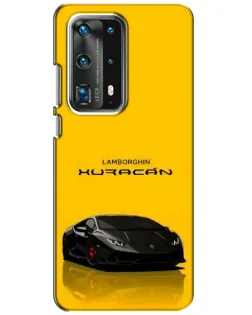 Чехол для Huawei P40 с картинкой «Lamborghini Huracan черный»