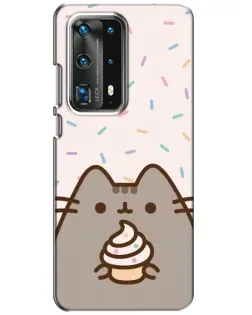 Чехол для Huawei P40 с картинкой «Пушин с кексом» Чехол для Huawei P40 с картинкой «Пушин с кексом»