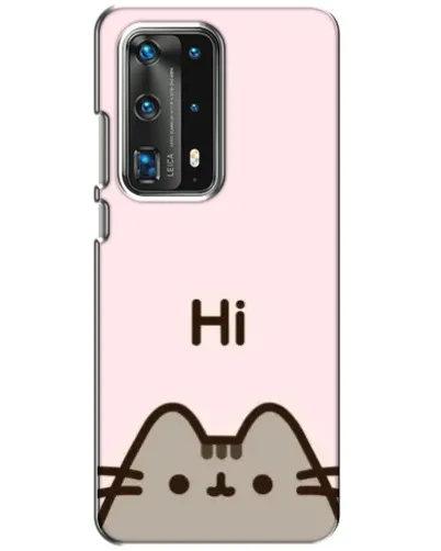 Чехол для Huawei P40 с картинкой «Пушин говорит Hi» Чехол для Huawei P40 с картинкой «Пушин говорит Hi»