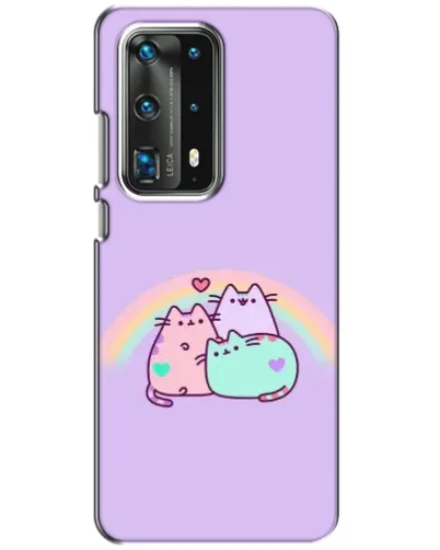 Чехол для Huawei P40 с картинкой «Радужные Пушины» Чехол для Huawei P40 с картинкой «Радужные Пушины»