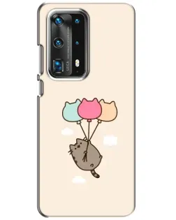 Чехол для Huawei P40 с картинкой «Пушин на шариках»