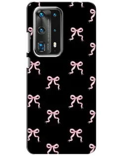 Чехол для Huawei P40 с картинкой «Бант-цветок»