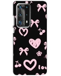 Чехол для Huawei P40 с картинкой «Сатиновый бант»