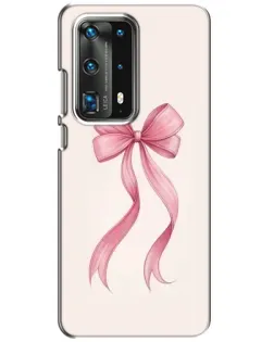 Чехол для Huawei P40 с картинкой «Розовый бант»