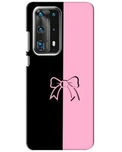 Чехол для Huawei P40 с картинкой «Половинки банта»