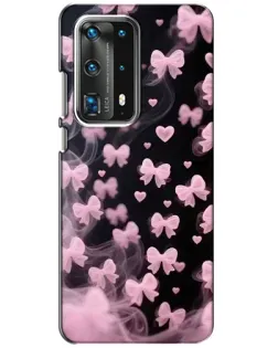Чехол для Huawei P40 с картинкой «Неоновое кружево»