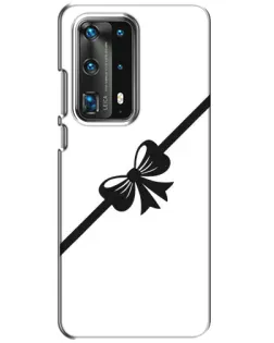 Чехол для Huawei P40 с картинкой «Диагональный бант»