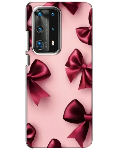 Чехол для Huawei P40 с картинкой «Бордовый атлас»